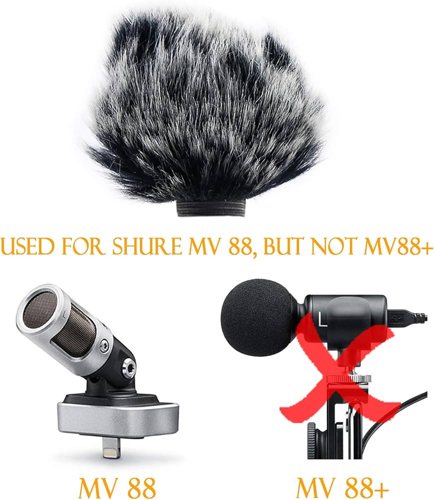 Amazon.co.jp: SUNMON(サンモン) マイク 毛皮のようなウィンド