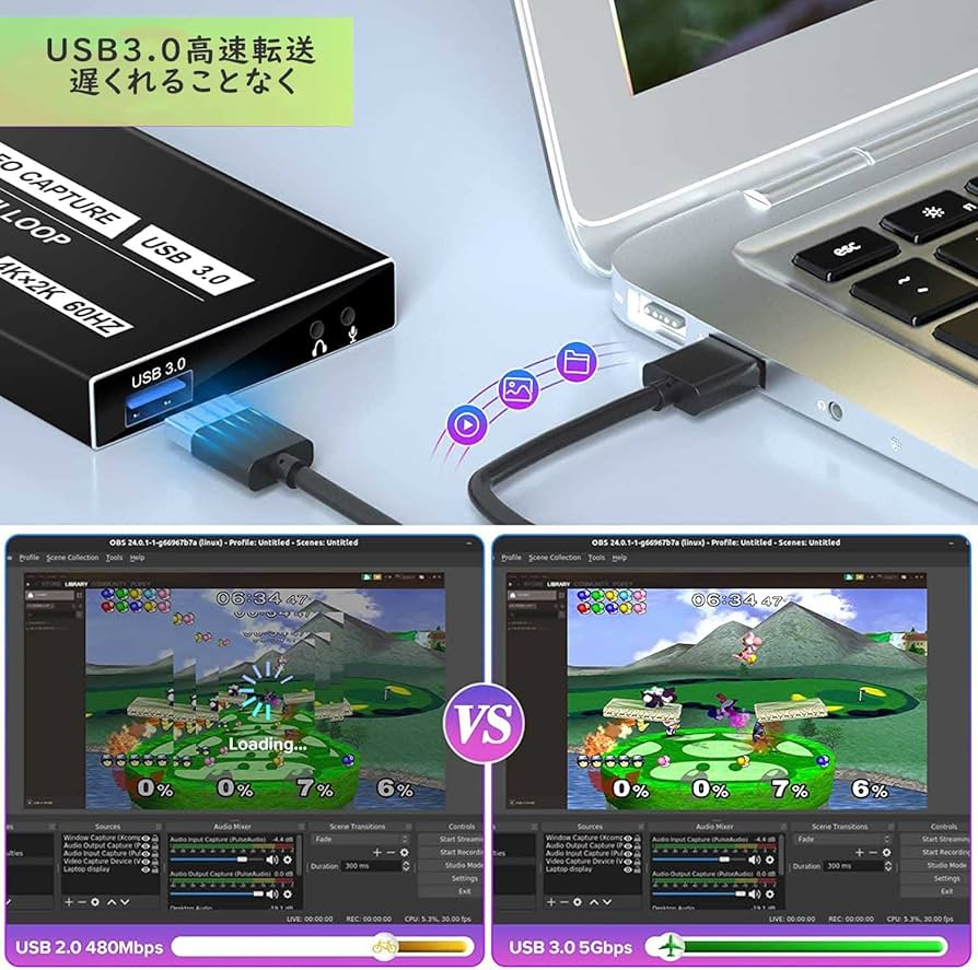 Amazon.co.jp: キャプチャーボード キャプチャーボードswitch対応 4K