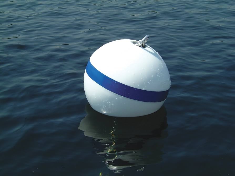 TAYLOR MADE Products Sur-Moor T3C Mooring Marine Buoy, White (16