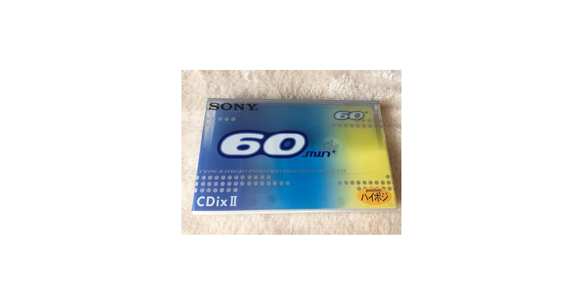 Amazon | SONY ソニー ハイポジションカセットテープ C-60CDX2H 60分