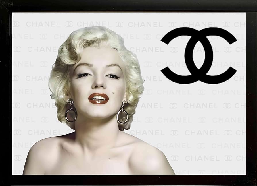 Amazon.co.jp: 「シャネル」 マリリンモンロー A4 アートポスター 光沢