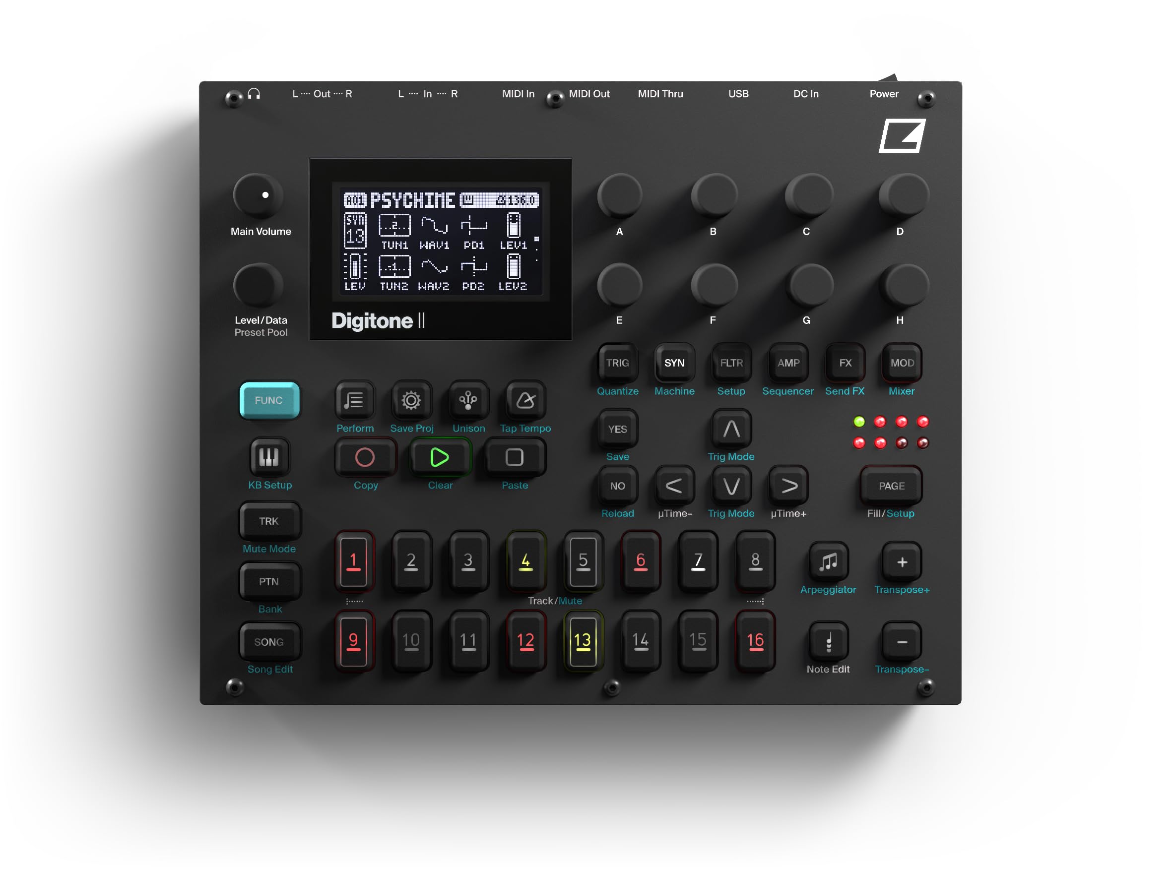 Amazon.com: Elektron Digitone II - 16-Track Polyphonic Digital