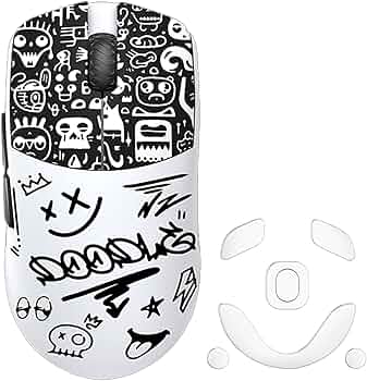 Amazon.co.jp: Lamzu Maya Doodle Gaming Mouse, Amazon Exclusive, 1