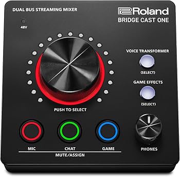 Amazon.com: Roland BRIDGE CAST ONE Dual Bus Streaming Mixer