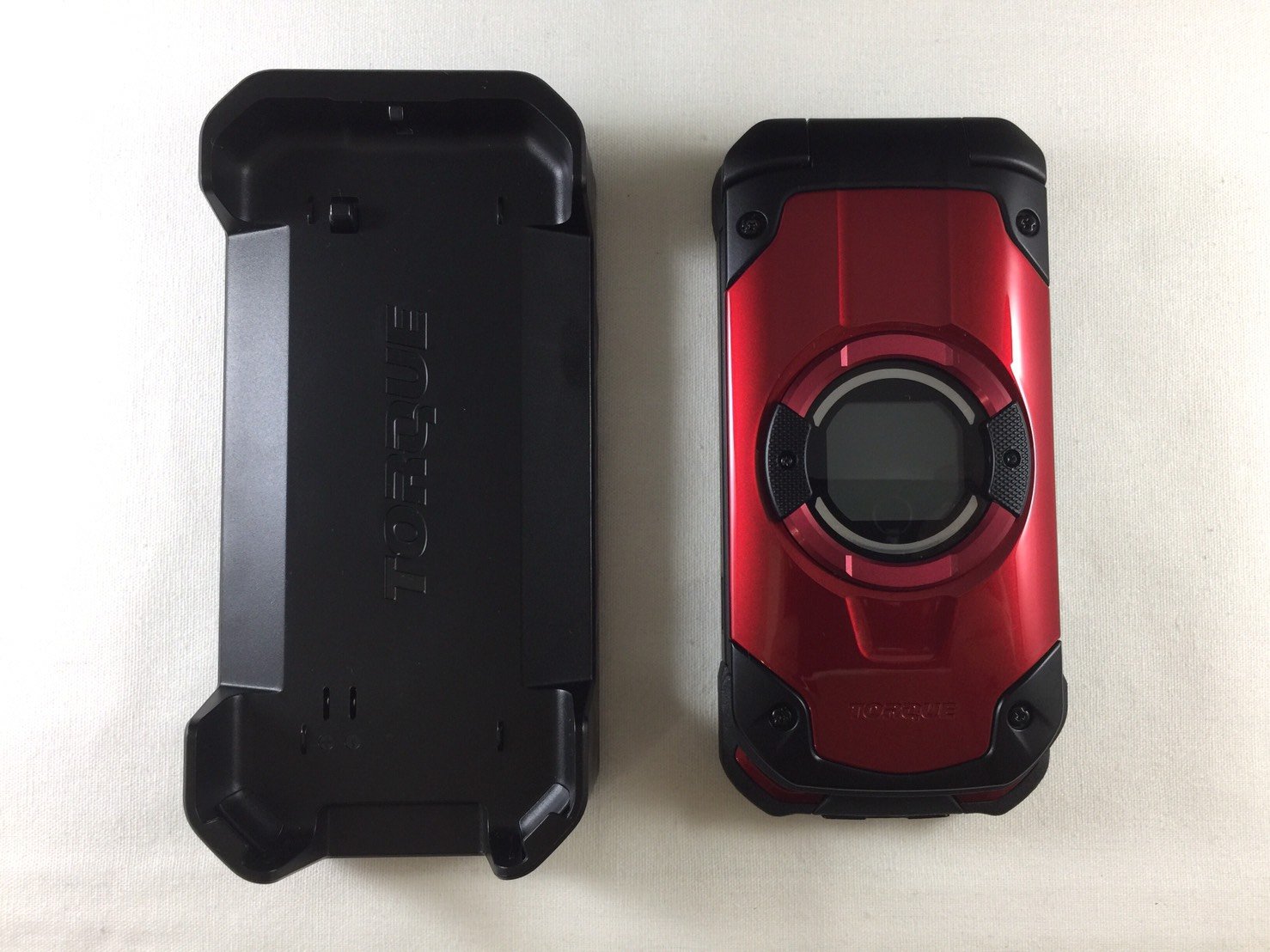 Amazon | au KYF33 TORQUE(トルク) X01 レッド 判定〇 ガラホ | TORQUE