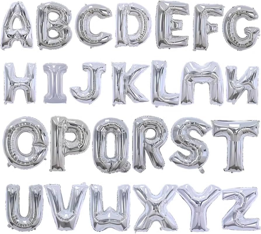 Amazon | アルファベット バルーン 26文字セット A-Z, パーティー