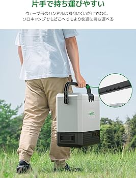 Amazon.co.jp: F40C4TMP ポータブル冷蔵庫 車載冷蔵庫 8L バッテリー1
