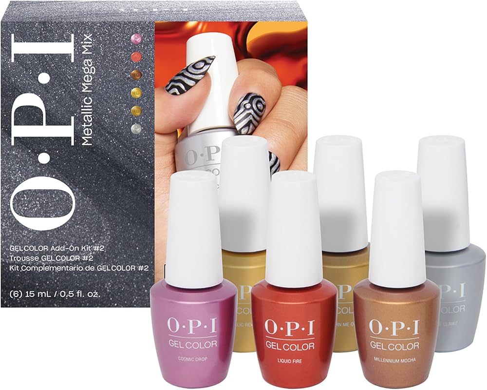 Amazon.com: OPI GelColor 6PC Add-on Kit #2 | Opaque Bright Multi