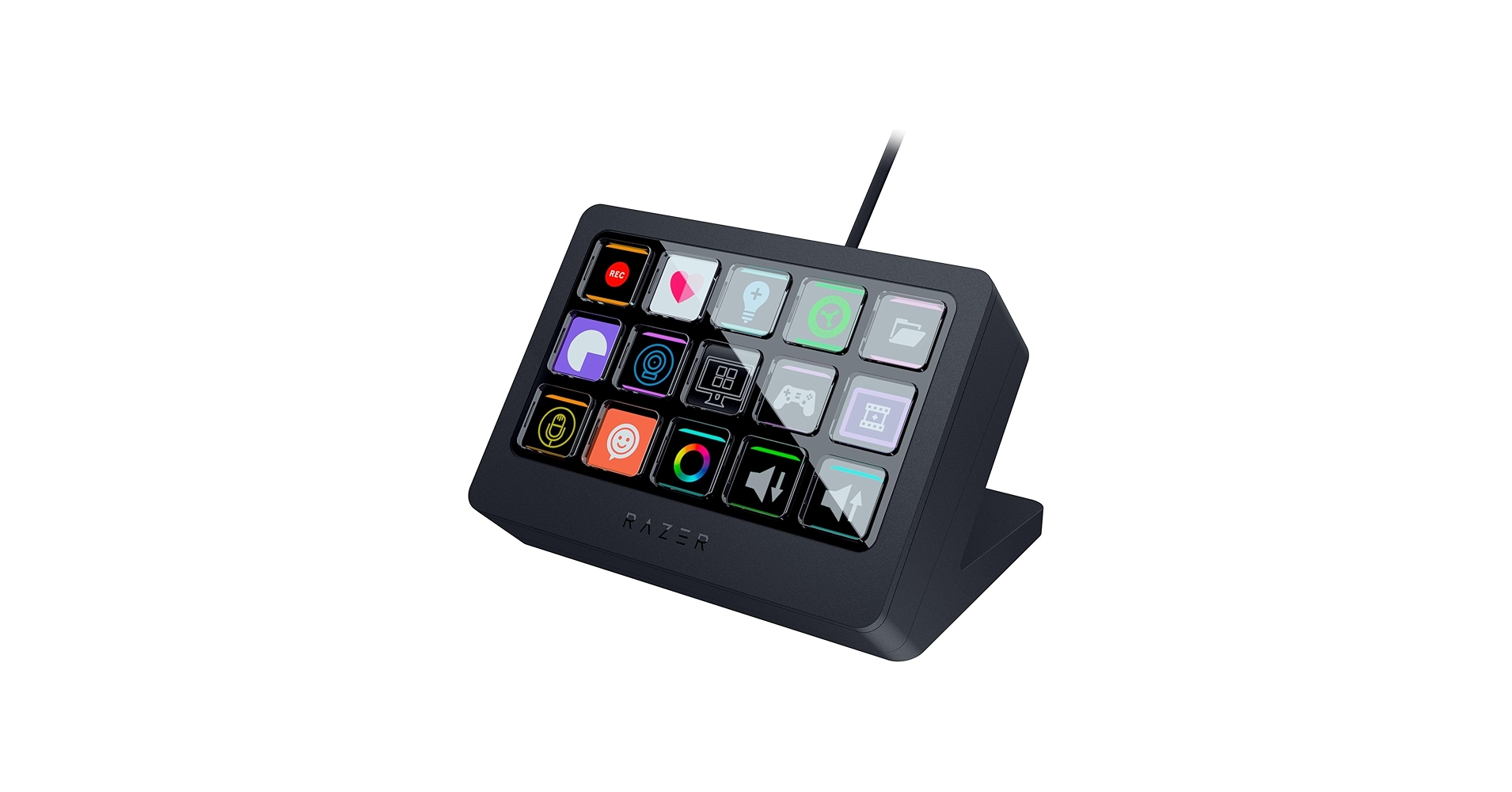 Amazon.com: Razer Stream 控制器X:適用於串流的多功能鍵盤- 15 個開關