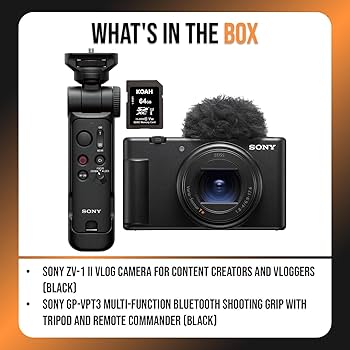 Amazon.com : Sony ZV-1 II Vlog Camera with 4K Video Recording and