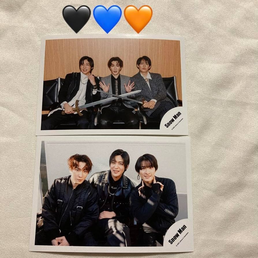 Amazon.co.jp: SnowMan 公式写真 渡辺翔太 目黒蓮 向井康二2枚セット