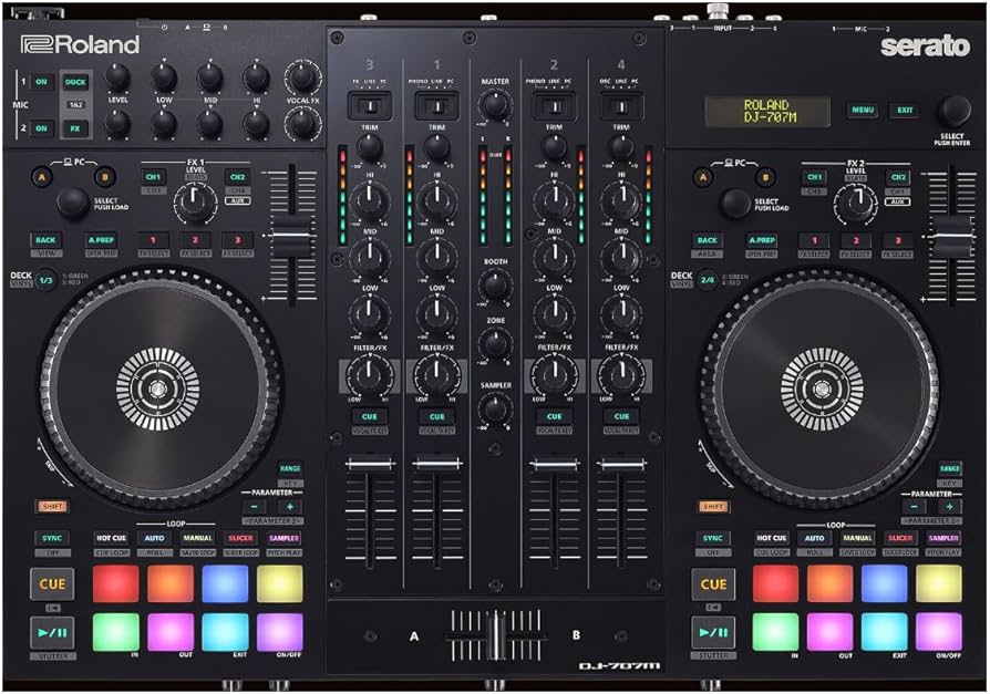 Amazon.com: Roland DJ-707M DJ Controller for live streamers and