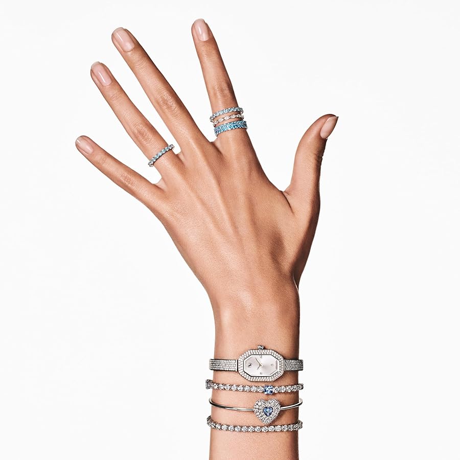 Amazon.com: Swarovski Dextera Bangle watch, Swiss Made, Metal