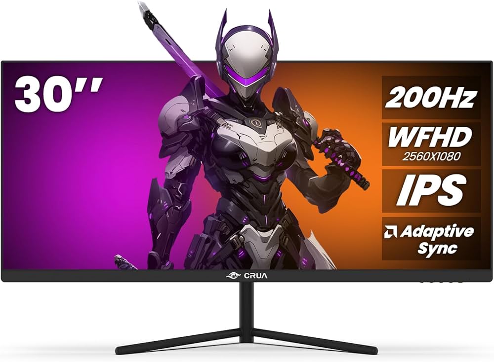 Amazon.co.jp: CRUA 30インチ ゲーミングモニター 200HZ、21:9 WFHD