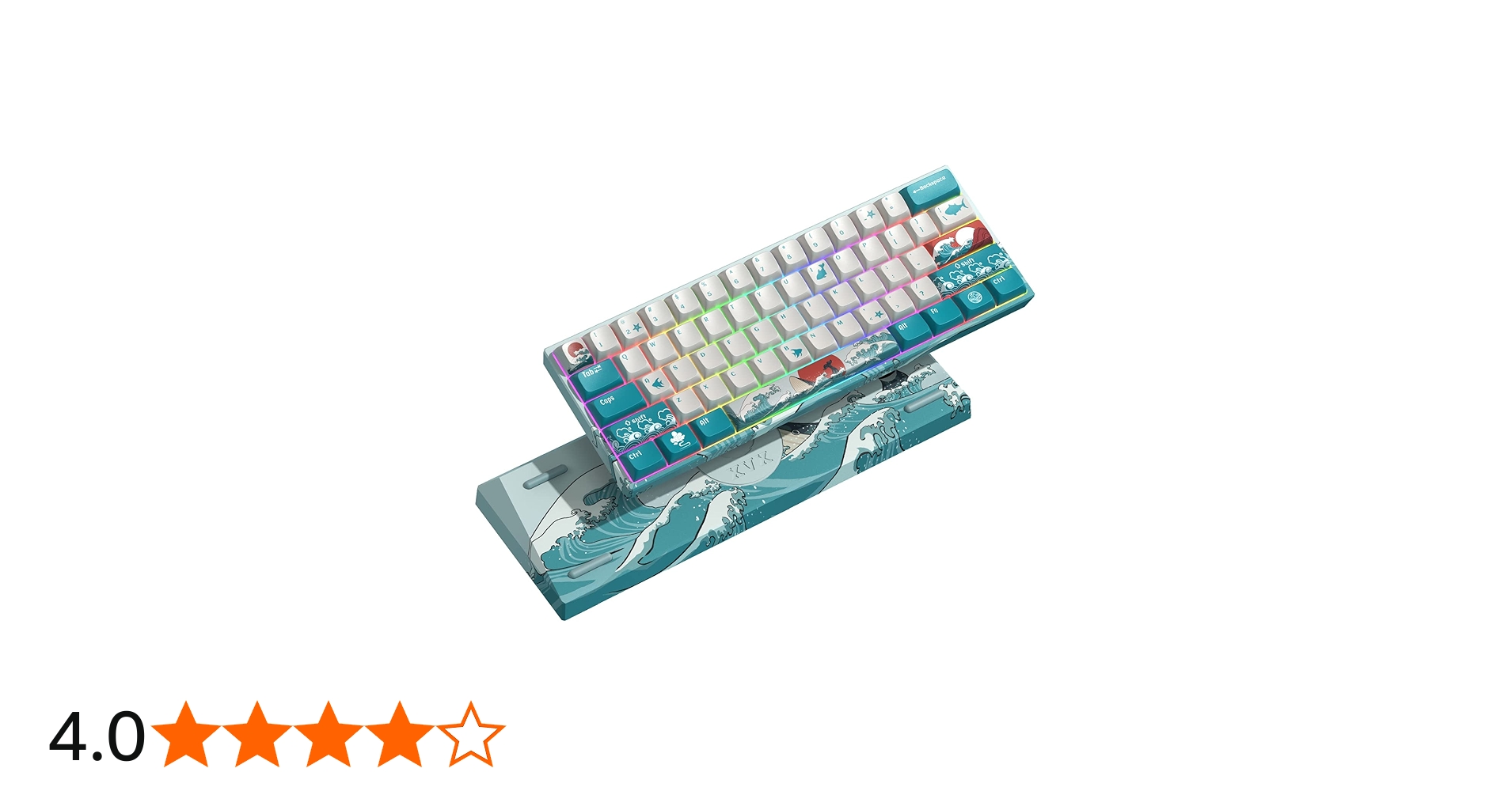 Amazon | XVX M61 ゲーミングキーボード 60%ゲーム用キーボード赤軸 61