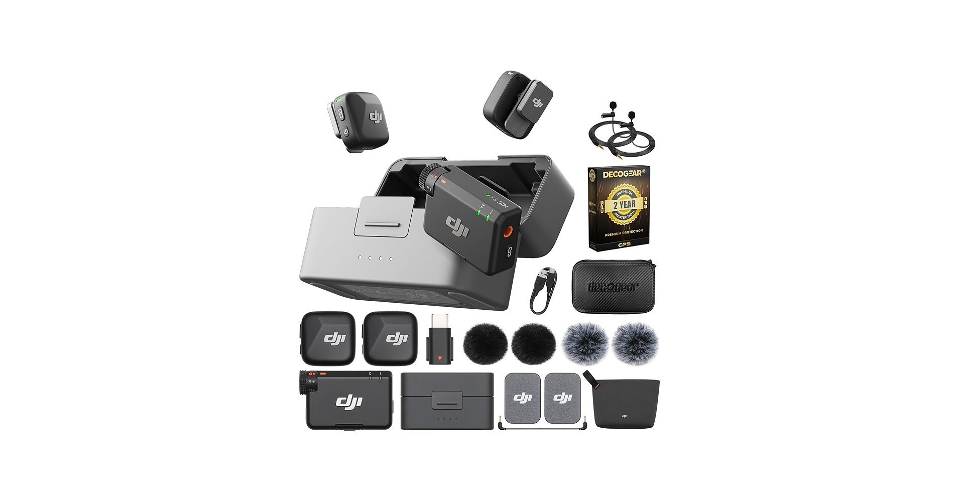 Amazon.com: DJI Mic Mini (2 TX + 1 RX + Charging Case) Wireless