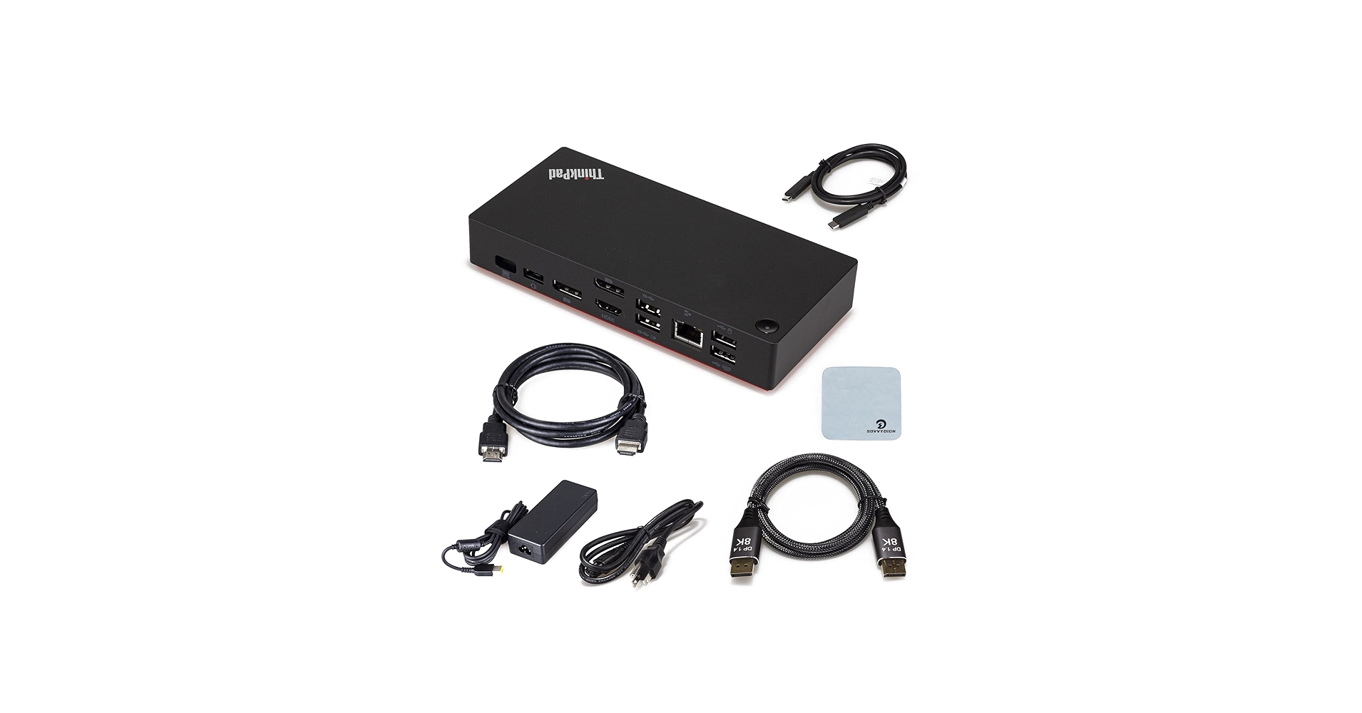 Amazon.com: Lenovo ThinkPad Universal USB-C Dock (40AY0090) +