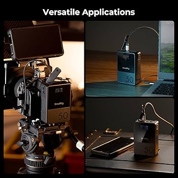 Amazon.com: SMALLRIG V Mount Battery VB50, 50Wh / 3400mAh V Mount