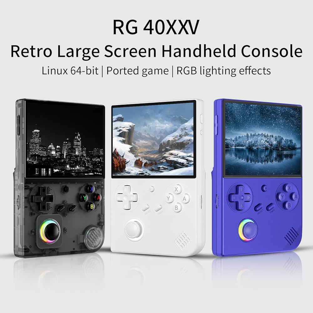 Amazon.com: RG40XX V Handheld Game Console RG 40XXV 4.0'' IPS