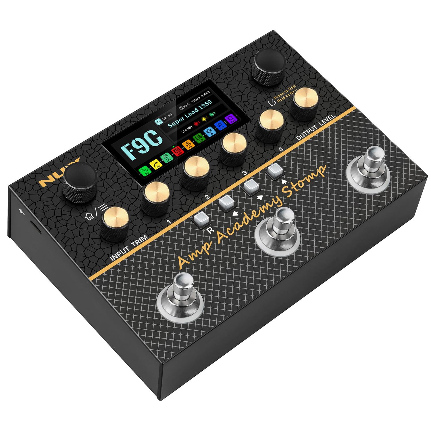 Amazon.co.jp: NUX/Amp Academy Stomp Compact Modeler NU-X アンプ
