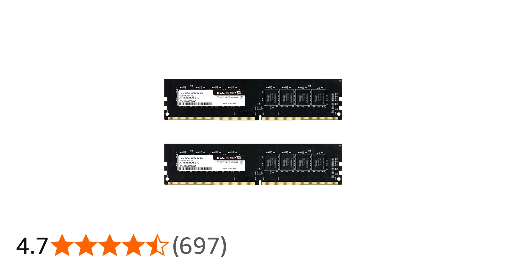 Amazon.co.jp: TEAMGROUP Elite DDR4 16GB キット (2 x 8GB) 3,200MHz