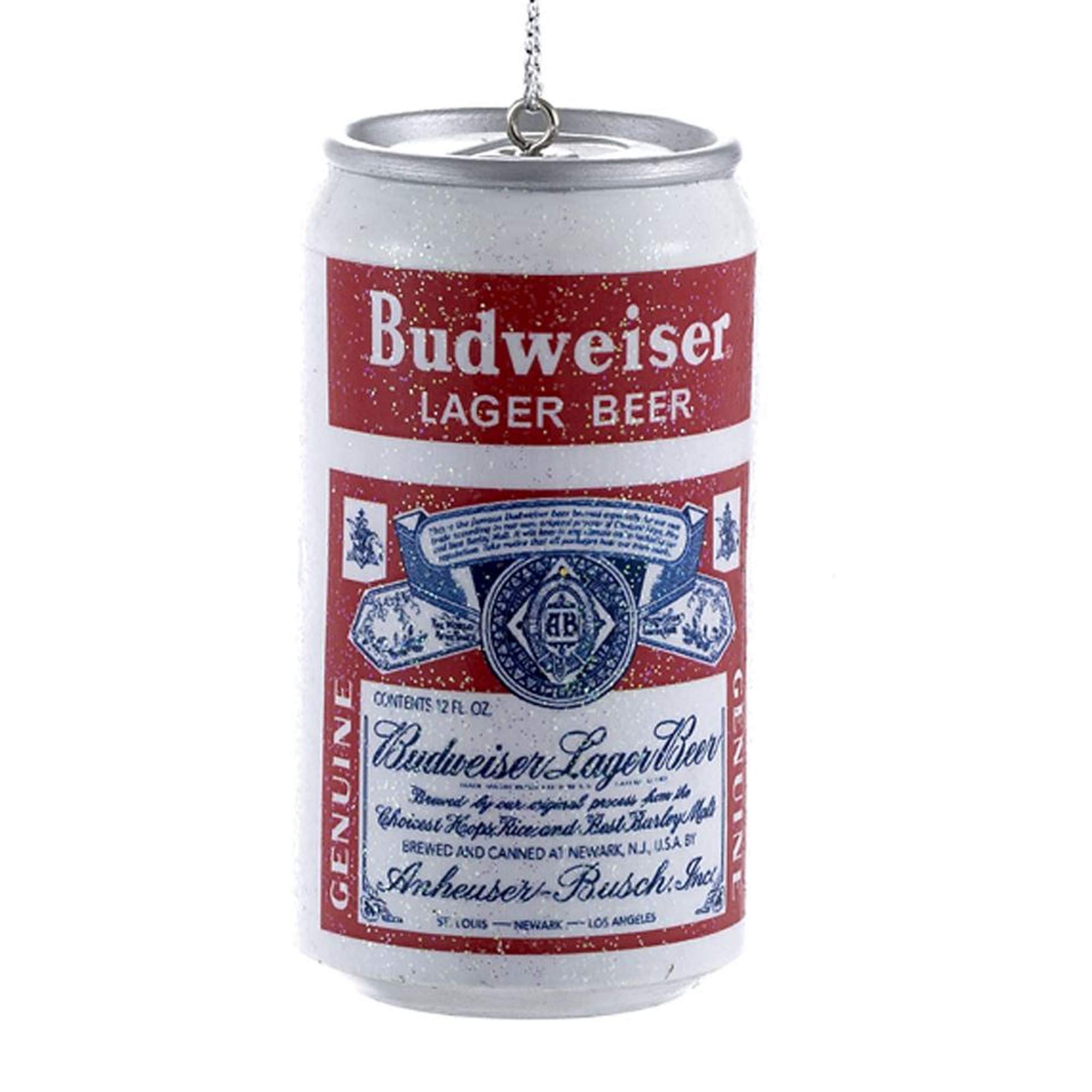 Vintage Budweiser Beer Can Christmas Ornament Bud Lager Decoration
