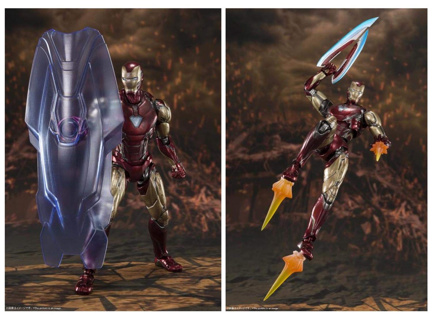 Amazon.com: TAMASHII NATIONS - Avengers: Endgame - Iron Man Mk. 85