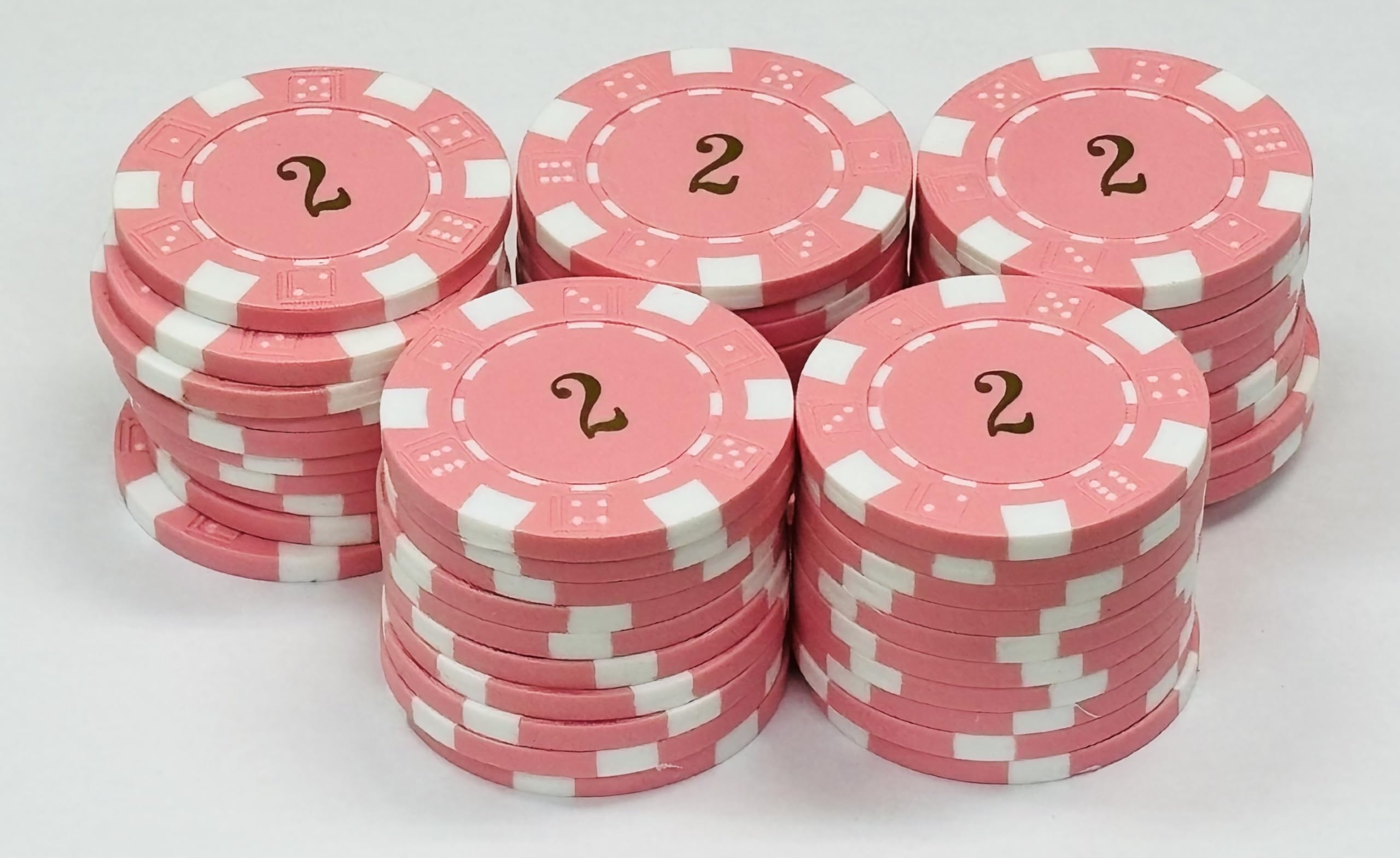 Amazon | カジノチップ 数字入り 【ばら売り50枚単位】 ポーカーチップ