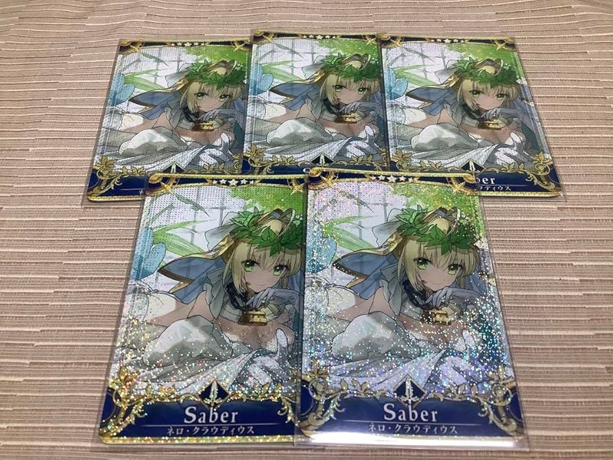 Amazon.co.jp: FGOアーケード ネロ ブライト 嫁ネロ 再臨 フェイタル 5