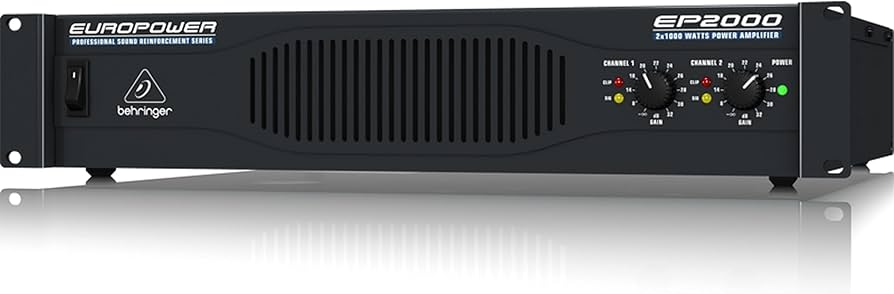 Amazon.com: Behringer EUROPOWER EP2000 Professional 2,000-Watt