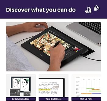 Amazon.com: GAOMON PD1320 Pen Display Drawing Tablet, 13.3 Inch