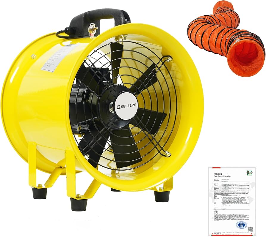 Amazon.co.jp: 工業用 送風機 業務用扇風機【2100m³/h 風量｜PSE認証