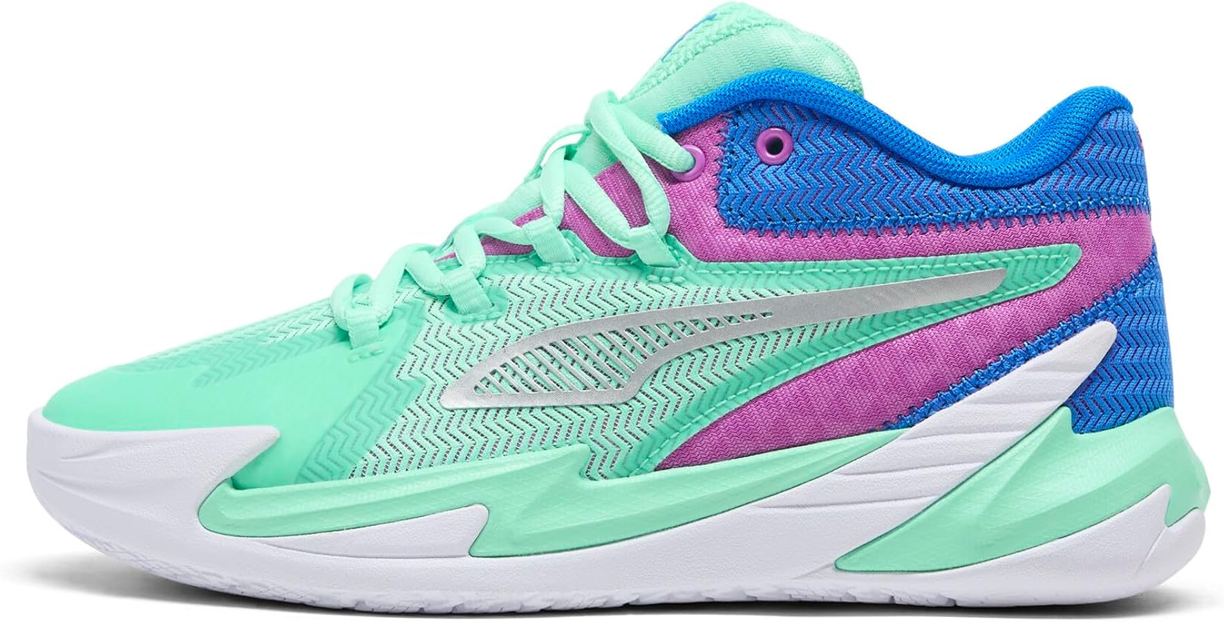 Amazon.com | Puma Unisex-Child Dagger Basketball Shoes, Green