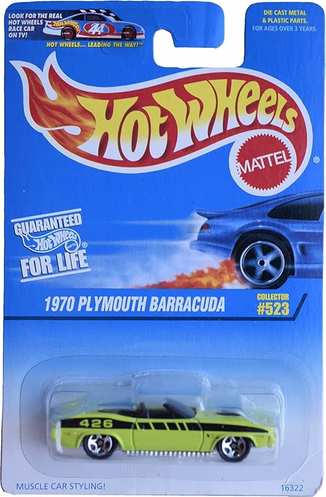 Amazon.com: Hot Wheels 1970 Plymouth Barracuda : Toys & Games