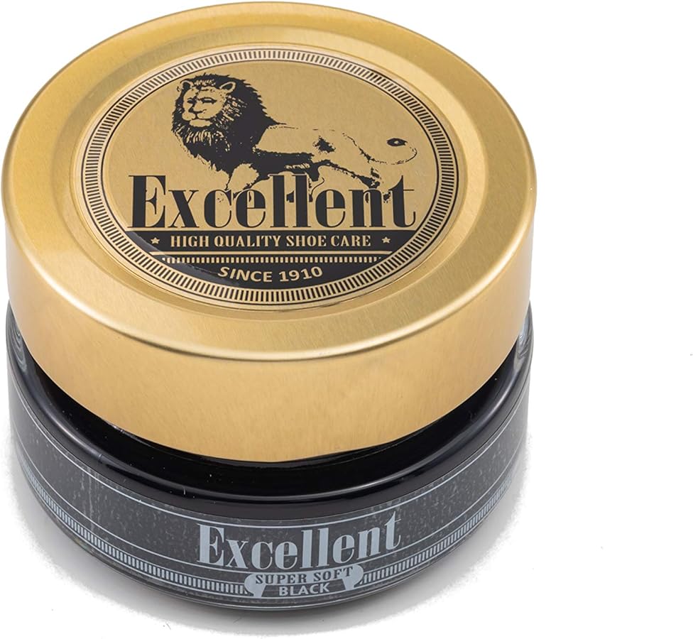 Amazon | ライオン靴クリーム本舗 エクセレントクリーム 68g ブラック