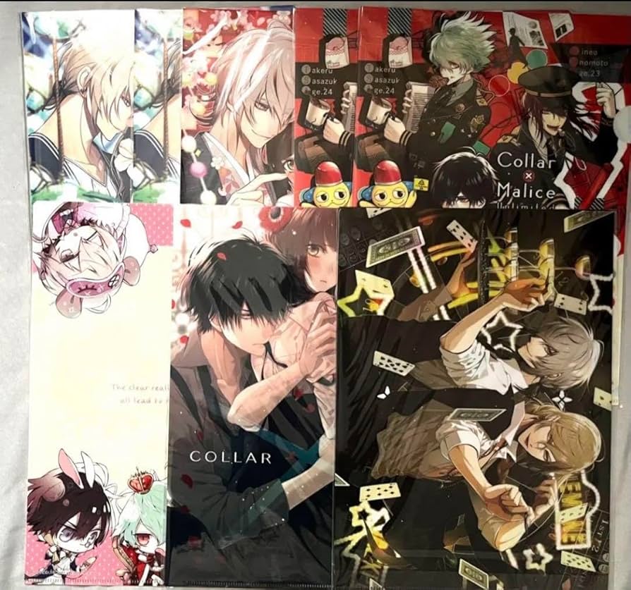 Amazon.co.jp: Collar×Malice カラマリ クリアファイル 8枚 店舗特典