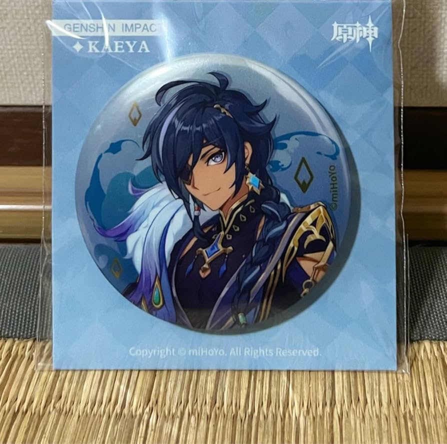 Amazon.co.jp: 【原神 ガイア 帆影に戯る風 缶バッジ 公式正規品