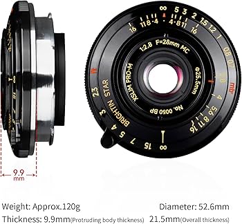 Amazon.com : Brightin Star 28mm F2.8 Full Frame Manual Focus Lens