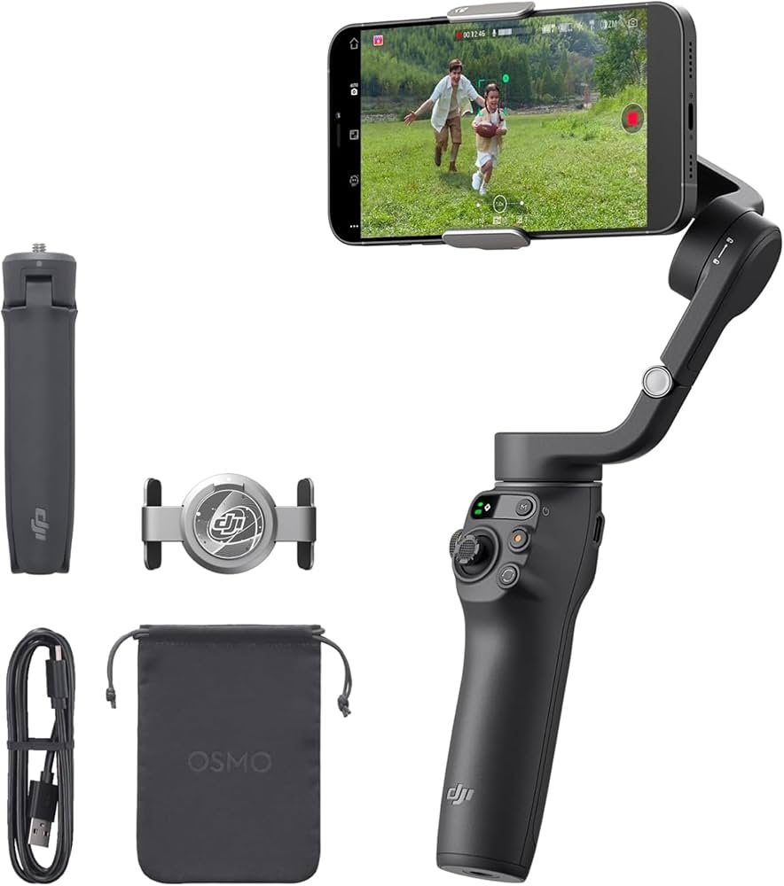 DJI Osmo Mobile 6 - Akıllı Telefon Gimbal Sabitleyici, Dahili