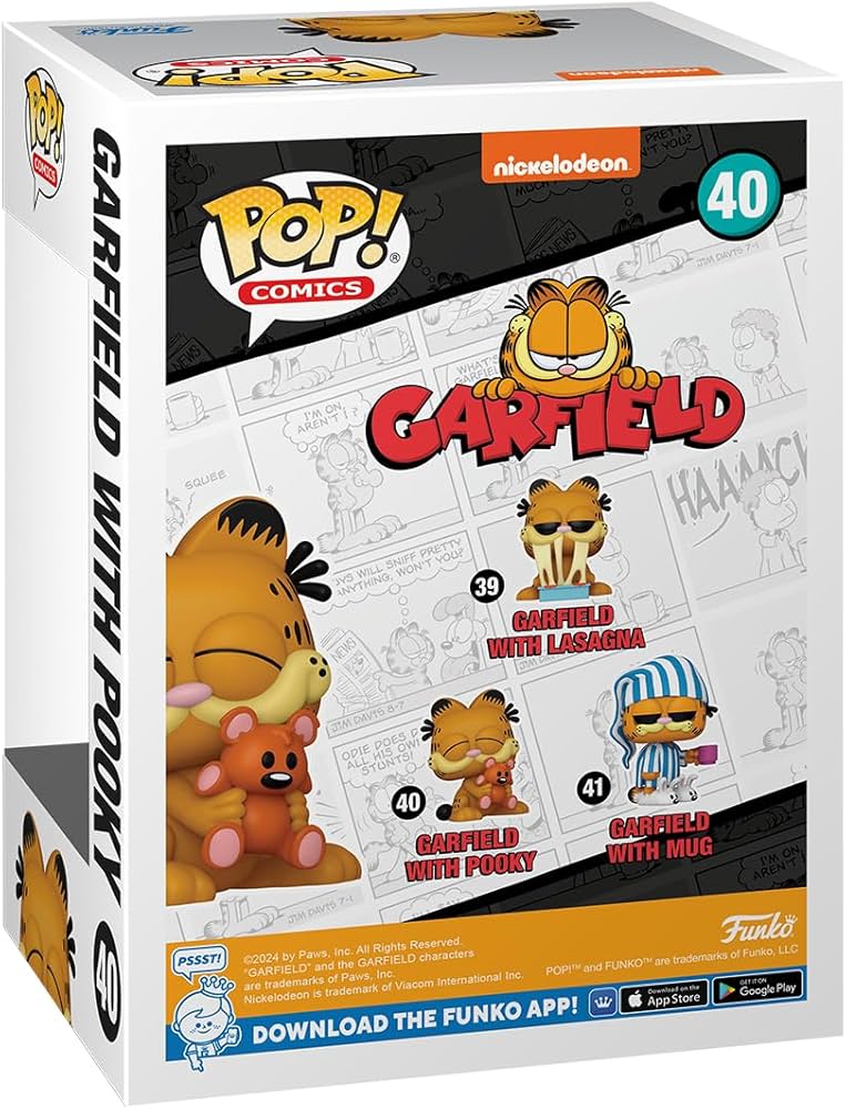 Amazon.com: Funko POP! Comics: Garfield– Garfield with Pooky