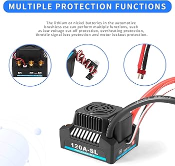 Amazon | Gugxiom RC ブラシレス ESC、150A 防水防塵多重保護 RC