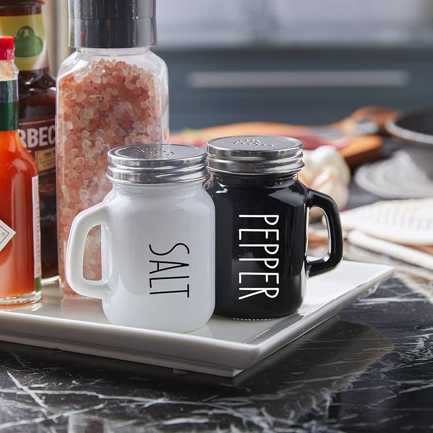 Amazon.com: Salt and Pepper Shakers Set, ZOSUJO 4 oz Cute Salt