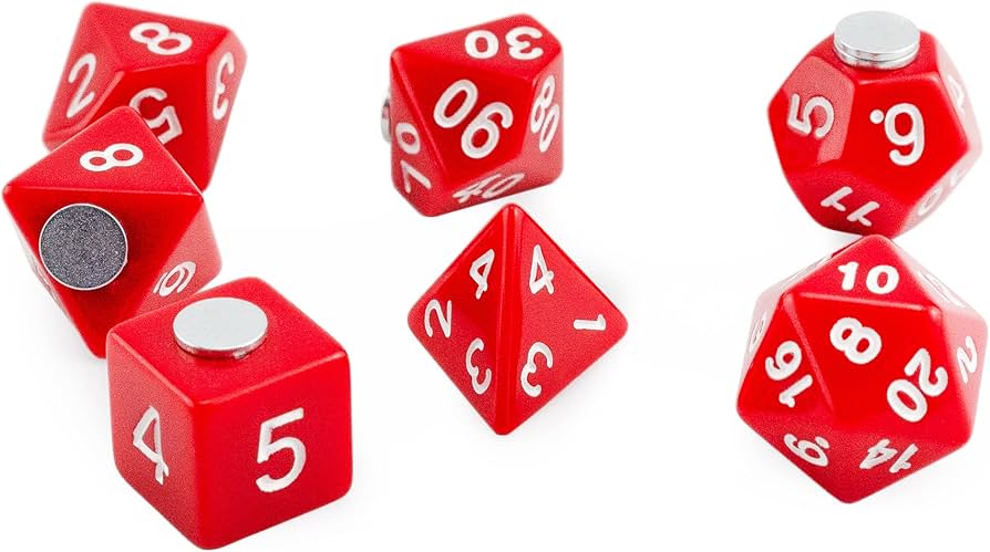 Amazon.co.jp: Toy Vault 冷蔵庫マグネット サイコロセット (7点セット