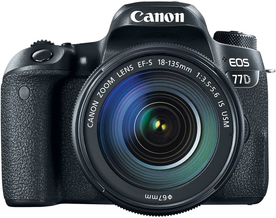 Amazon.com : Canon EOS 77D DSLR with 18-135mm Lens : Electronics