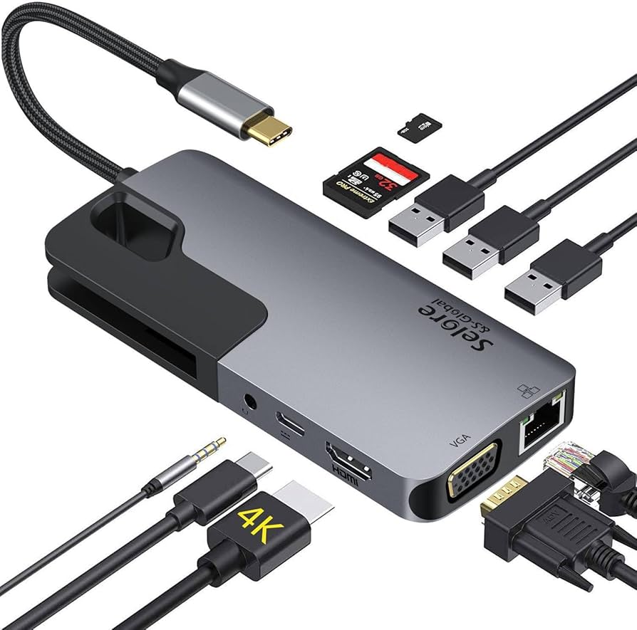 Amazon.co.jp: USB C ハブ ドッキングステーション 10-in1 多機能 HDMI