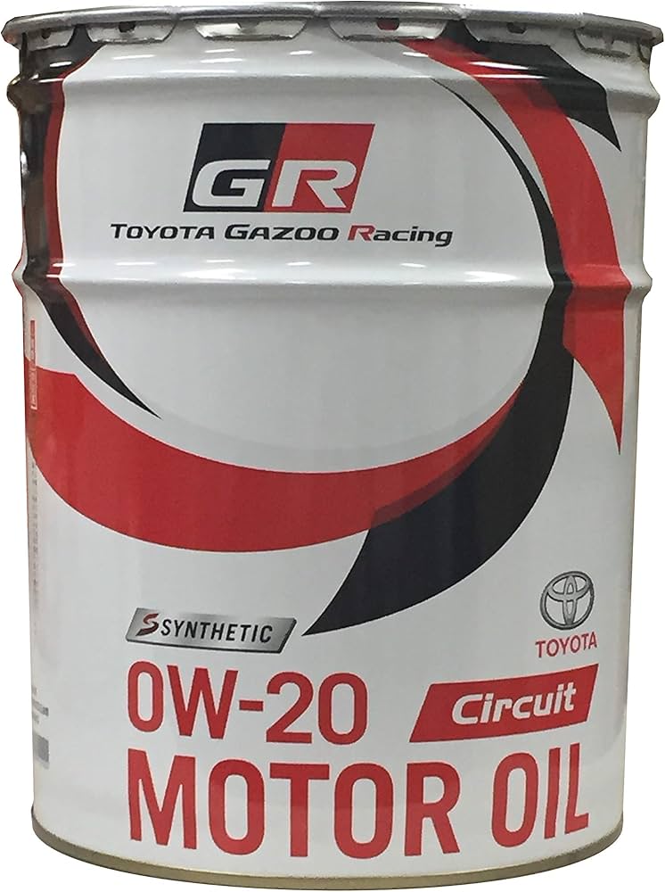 Amazon | TOYOTA GAZOO Racing トヨタ純正 GR MOTOR OIL Circuit 0W-20