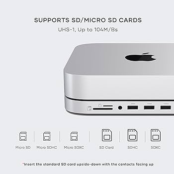 Amazon.com: Satechi Mac mini Hub & Stand with SSD Enclosure for