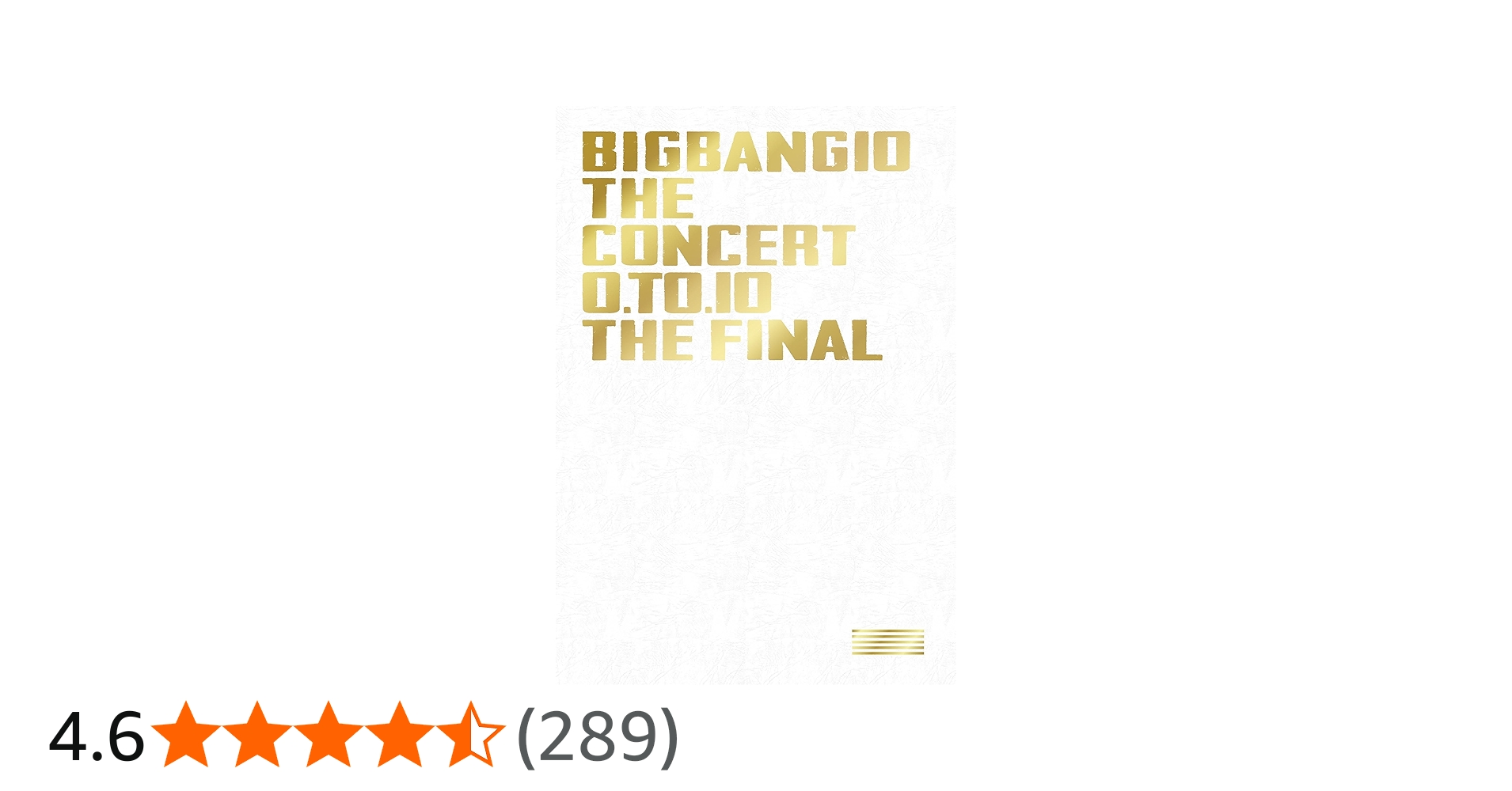 Amazon.co.jp: BIGBANG10 THE CONCERT : 0.TO.10 -THE FINAL-(DVD(4枚