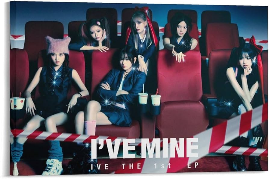 Amazon.co.jp: K-pop IVE アイヴのポスター I've Mine Baddie アルバム