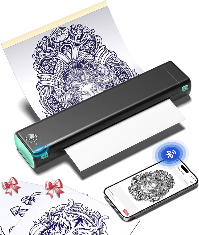 Amazon.com: Phomemo Tattoo Stencil Printer, M08F Wireless Thermal